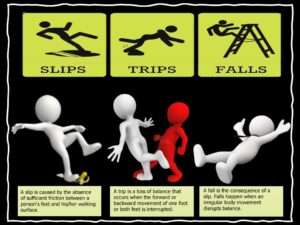 Slip trip and falls